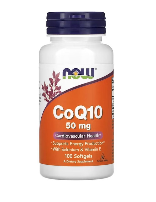 NOW CoQ10, 50 mg Now de 100 cápsulas