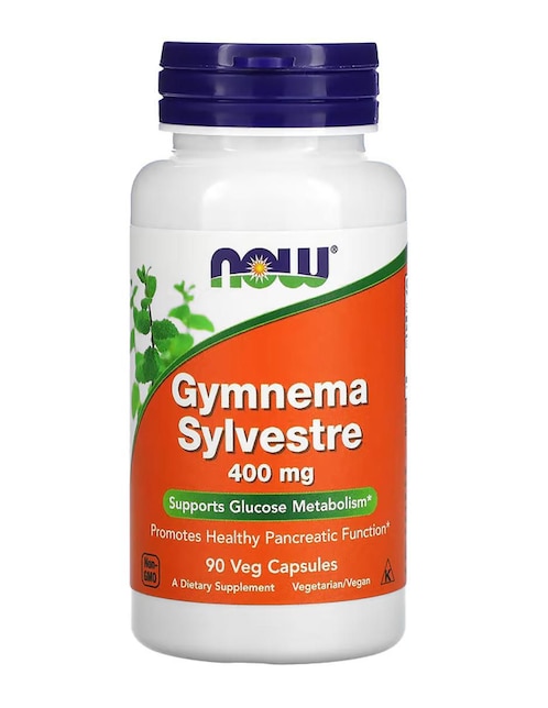 Gymnema Sylvestre Now con vitaminas y minerales de 90 cápsulas