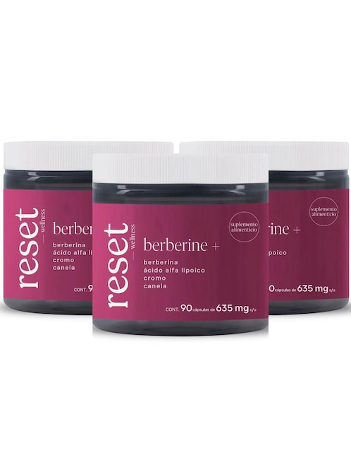 Kit de suplementos alimenticios de BERBERINE Reset Wellness