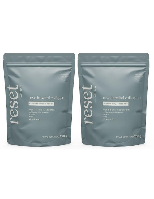 Kit de suplementos alimenticios de MYO INOSITOL COLLAGEN + Strawberry Lemonade Reset Wellness