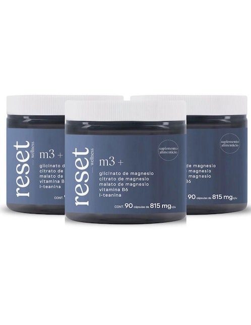 Kit de suplementos alimenticios de M3 + Reset Wellness