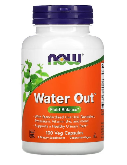 Agua, Equilibrio de Fluidos con vitaminas y minerales de 100 cápsulas