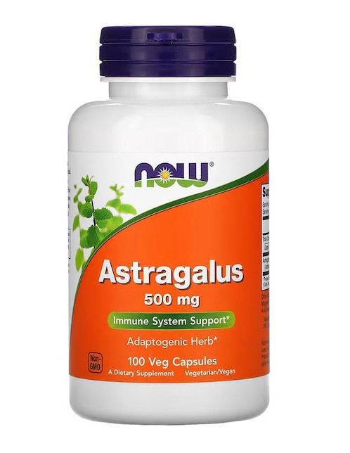 Astrágalo, 500 mg, vegetales Now de 100 cápsulas