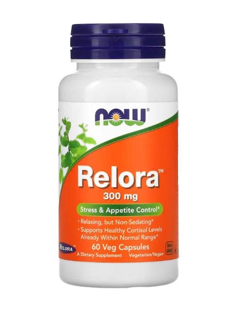 Relora Now con vitaminas, aminoácidos azufrados y minerales de 60 cápsulas