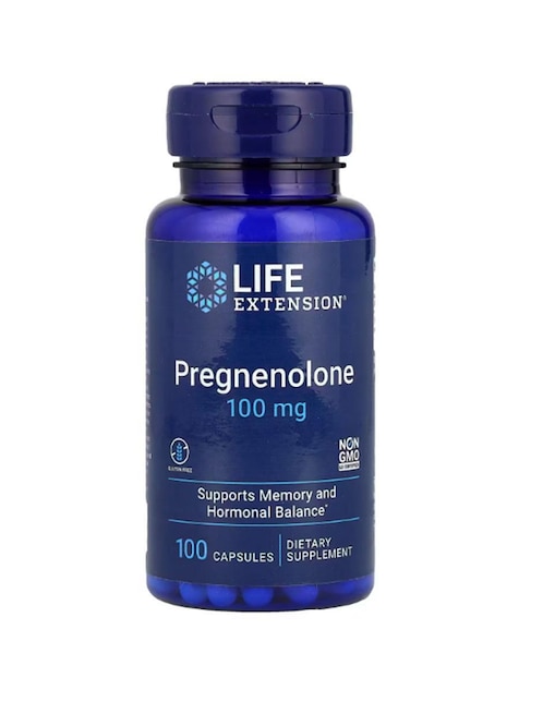 Pregnenolona Life Extension de 100 cápsulas