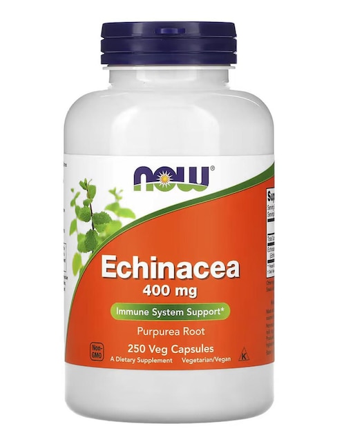 Equinácea, 400 mg Now con vitaminas y minerales de 250 cápsulas