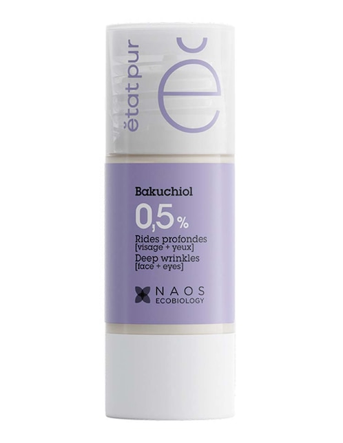 Tratamiento facial Bakuchiol reafirmante antiedad Etat Pur Activos Puros