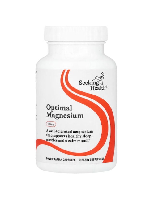 Magnesio óptimo Seeking Health con magnesio de 90 cápsulas