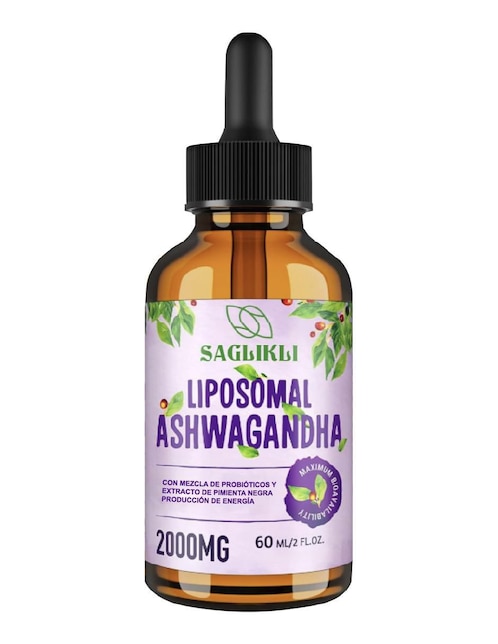 Liposomal Ashwagandha Saglikli con ashwagandha de 60 ml