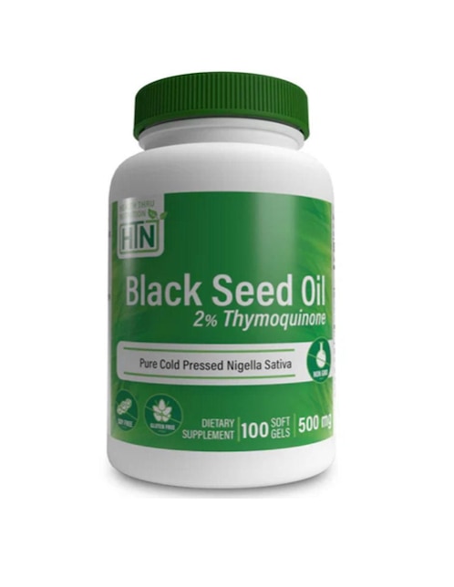 Aceite de Semilla Negra con vitaminas y minerales de 100 cápsulas