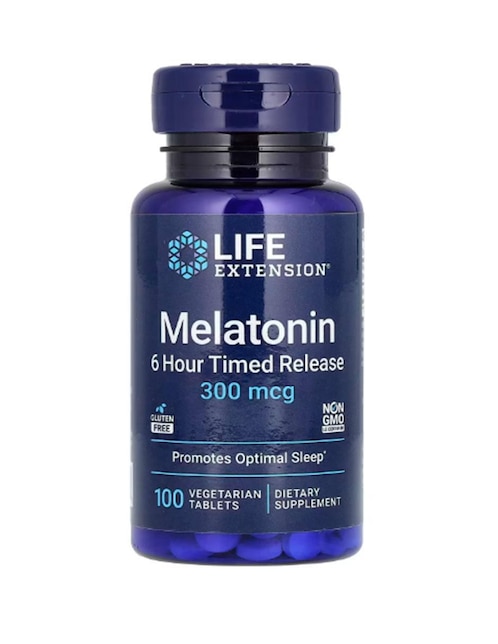 Melatonina Life Extension de 100 tabletas