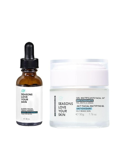 Kit de tratamiento facial antiacné Seasons