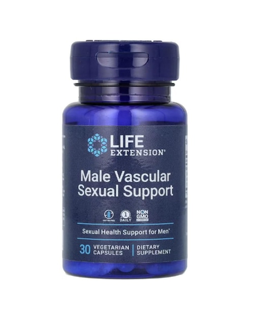 Apoyo Sexual Vascular Masculino Life Extension con jengibre de 30 cápsulas