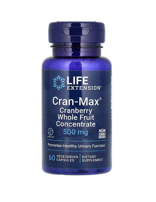 Cran-Max con vitaminas, aminoácidos azufrados y minerales de 60 cápsulas