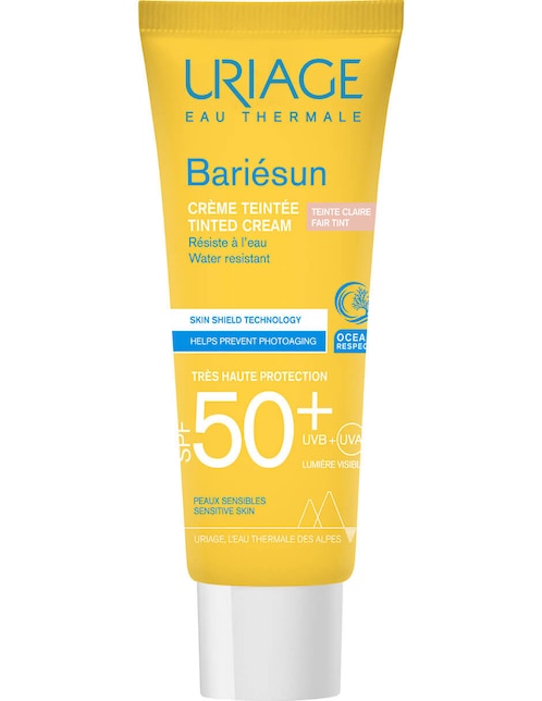 Protector solar FPS 50+ Bariesun Creme Claire T Uriage 50 ml