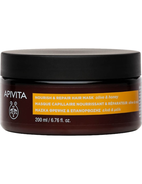 APIVITA Mascarilla para cabello con miel y keratina para reparar Apivita Keratin Repair 200 ml