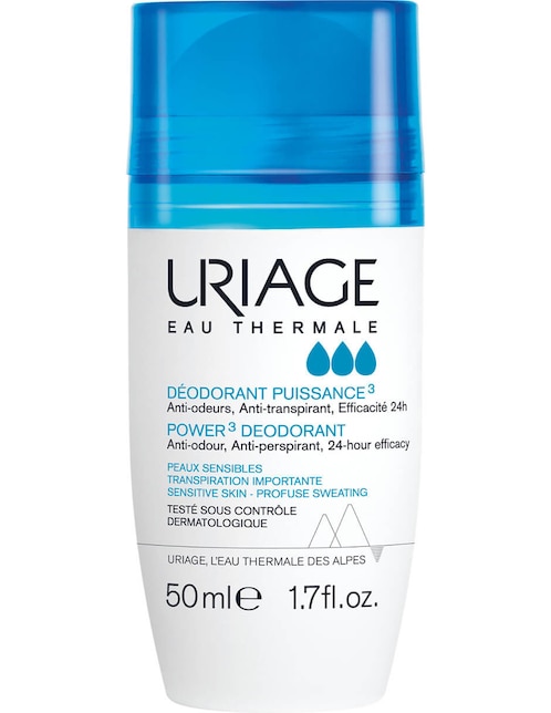 Desodorante axilas en roll on Uriage Body hygiene Potencia 3 unisex