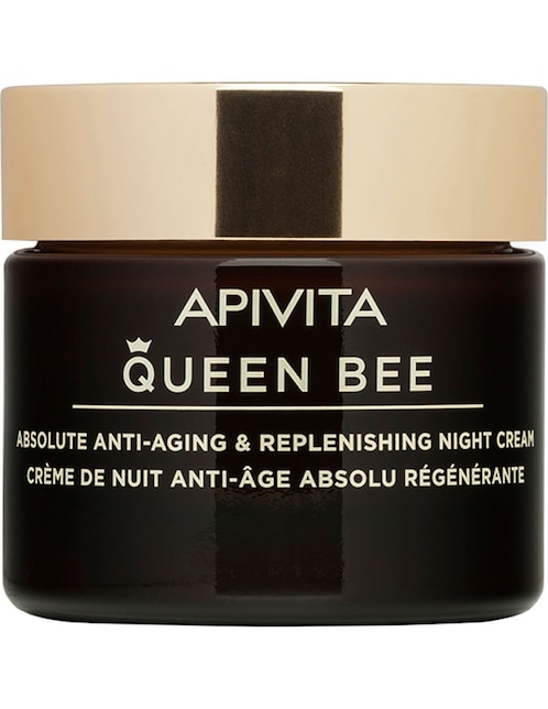 Crema facial recomendada para revitalizar noche Apivita para todo tipo piel