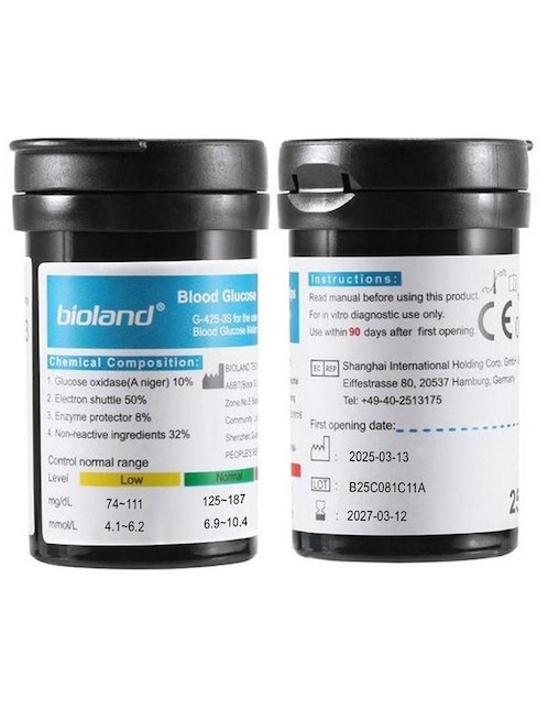 FULLMEDIX Tiras reactivas para glucosa Fullmedix