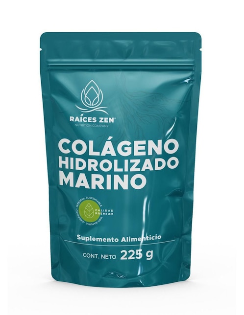 Colágeno Hidrolizado Marino Súper Premium Raices Zen 225 g Raíces Zen de 225 g