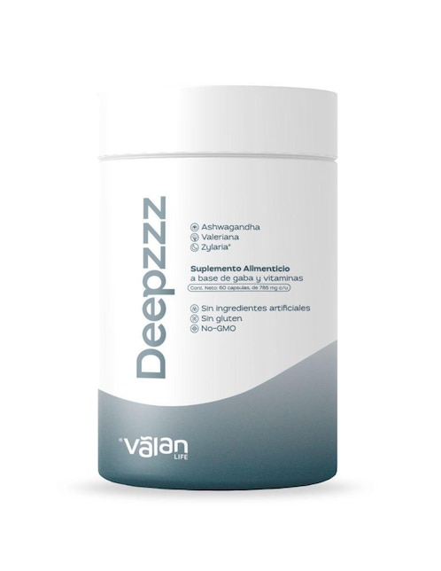 Deepzzz Valan con Ashwagandha y Magnesio de 60 pzas