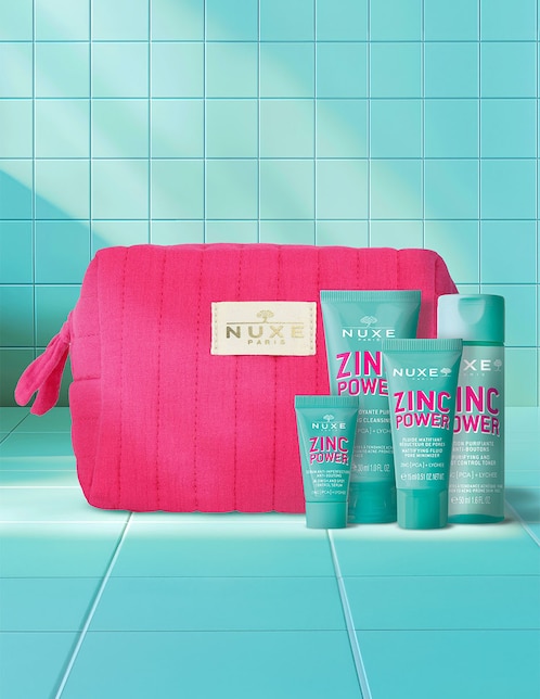 Kit tratamiento facial Nuxe - Zinc Power Travel Kit antiacné Nuxe Zinc Power