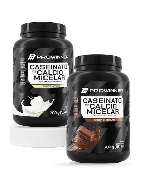 Set de suplementos alimenticios Caseinato de calcio micelar