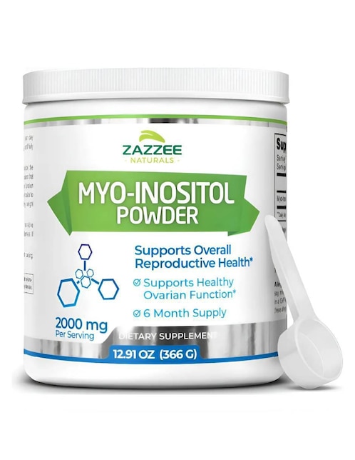 naturals myo inositol 366 g polvo suplemento equilibrio hormonal y fertilidad femenina Zazzee de 12 oz naturals myo inositol 366 g polvo suplemento equilibrio hormonal y fertilidad femenina Zazzee de 12 oz