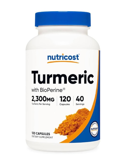 Cúrcuma 2300 mg Nutricost de 120 cápsulas