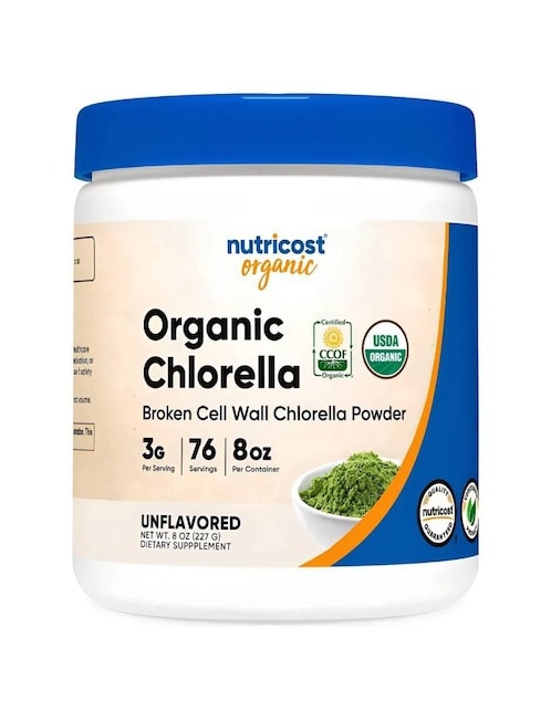NUTRICOST Chlorella orgánica Nutricost de 227 g