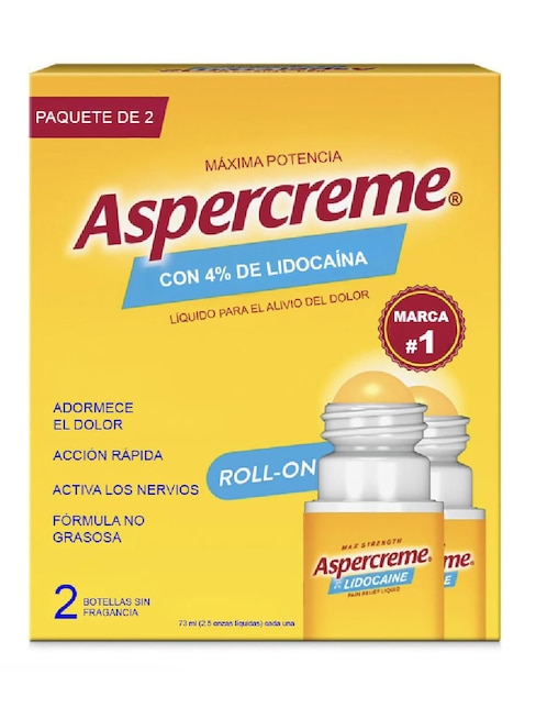ASPERCREME Anestésicos Aspercreme