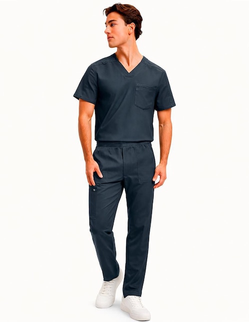 Pijama quirúrgica White Cross estilo regular para hombre