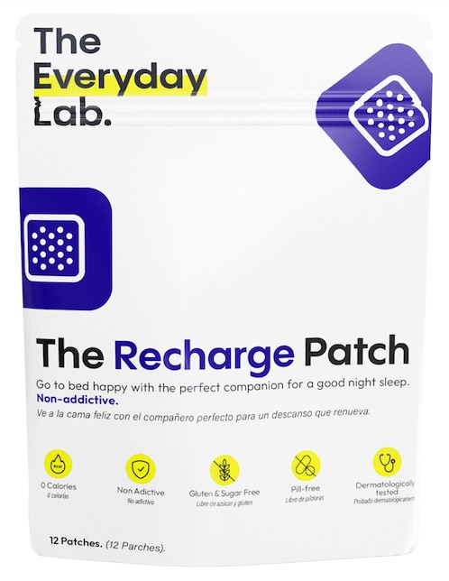 Recharge sleeping patch The Everyday Lab con melatonina de 12 parches
