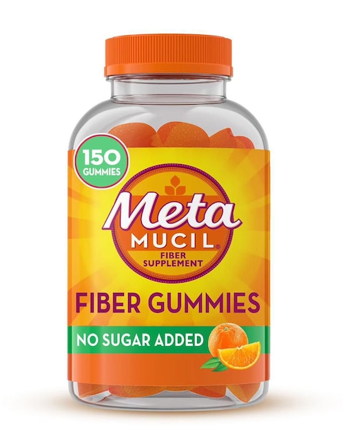 Fibra diaria Metamucil sabor naranja de 150 gomitas