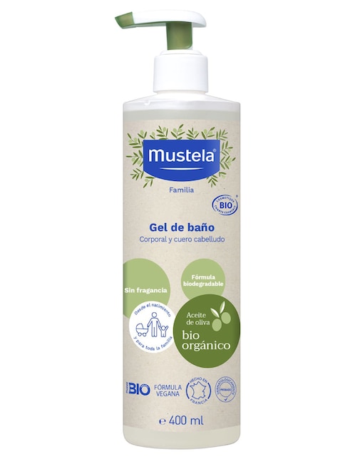 Gel corporal limpiador Gel de baño Bio Mustela
