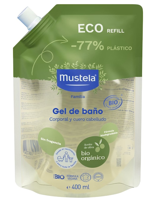 Gel corporal limpiador Gel de baño Eco Refill Bio 1