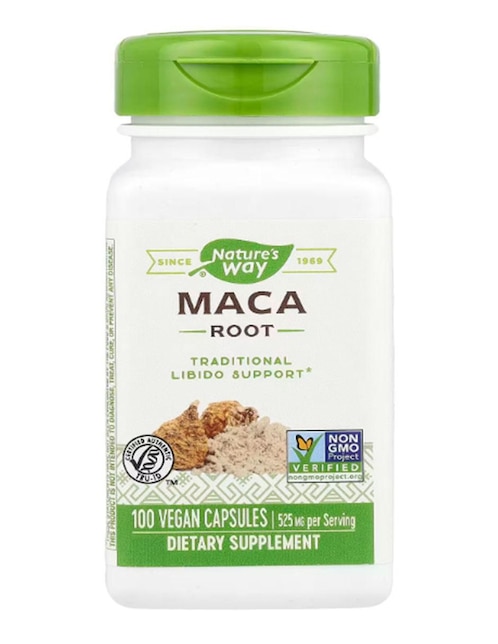 Raíz de maca de 100 cápsulas