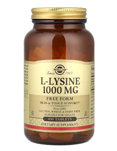 L-lisina de 100 tabletas