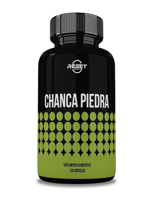 Suplemento para cálculos renales, salud urinaria y protección hepática Reset Nutrition con Chanca piedra de 120 Cápsulas