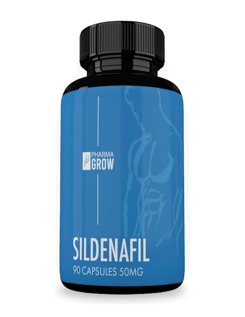 Apoyo circulatorio y desempeño masculino Pharma Grow con Sildenafil de 90 cápsulas
