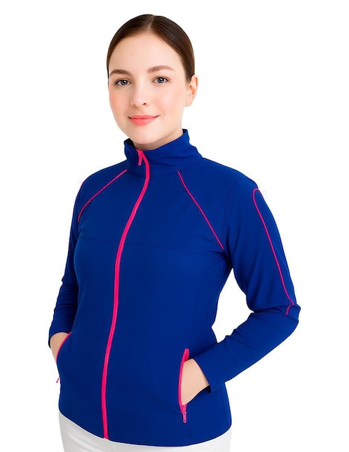 Chamarra quirúrgica estilo ajustado para mujer 1