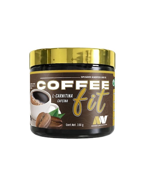 Coffee Fit energético y termogénico Advance Nutrition con L-Carnitina sabor café  de 180 g