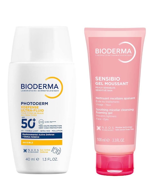 Kit de protector solar FPS 50+ Photoderm + Sébium Bioderma