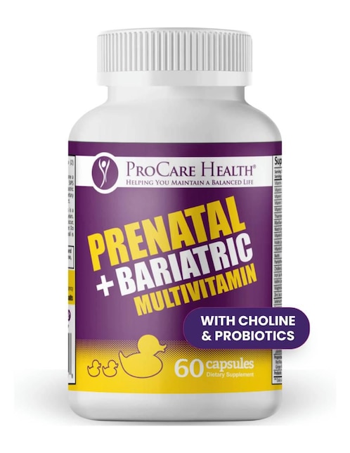 Multivitamínico Bariátrico Prenatal Procare Health de 60 cápsulas