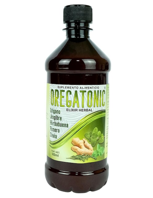 Suplemento alimenticio sauzgatillo natural orgánico Oregatonic con aceite de orégano de 500 ml