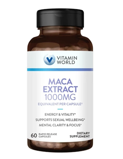 Extracto de Maca The vitamin World de 60 cápsulas
