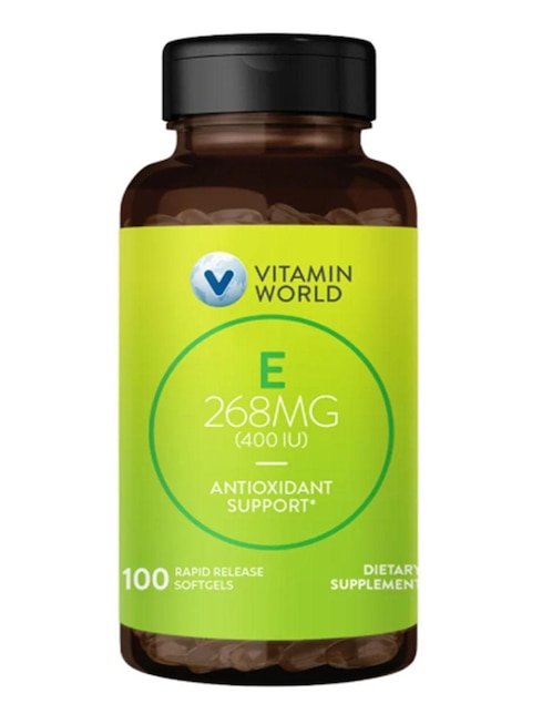 Vitamina E 400 IU de 100 cápsulas 1