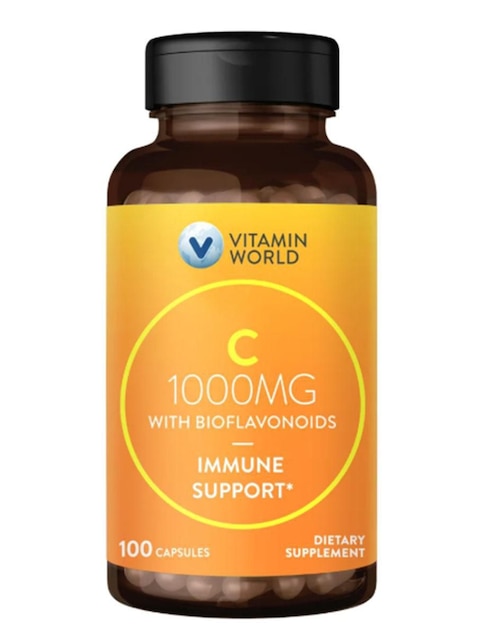 Vitamina C 1000 mg Immune Support The Vitamin World de 100 cápsulas