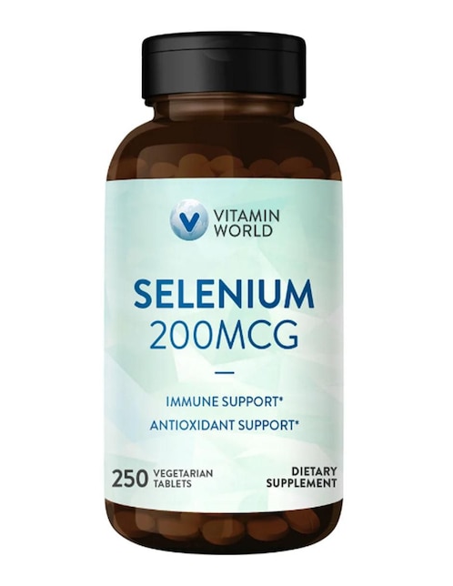 Selenio The Vitamin World de 250 cápsulas