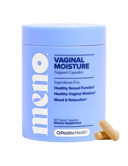Meno cápsulas para hidratación vaginal O Positiv con fenogreco de 60 cápsulas